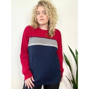 Y2K Arrow Cotton Pullover Sweater Men's L